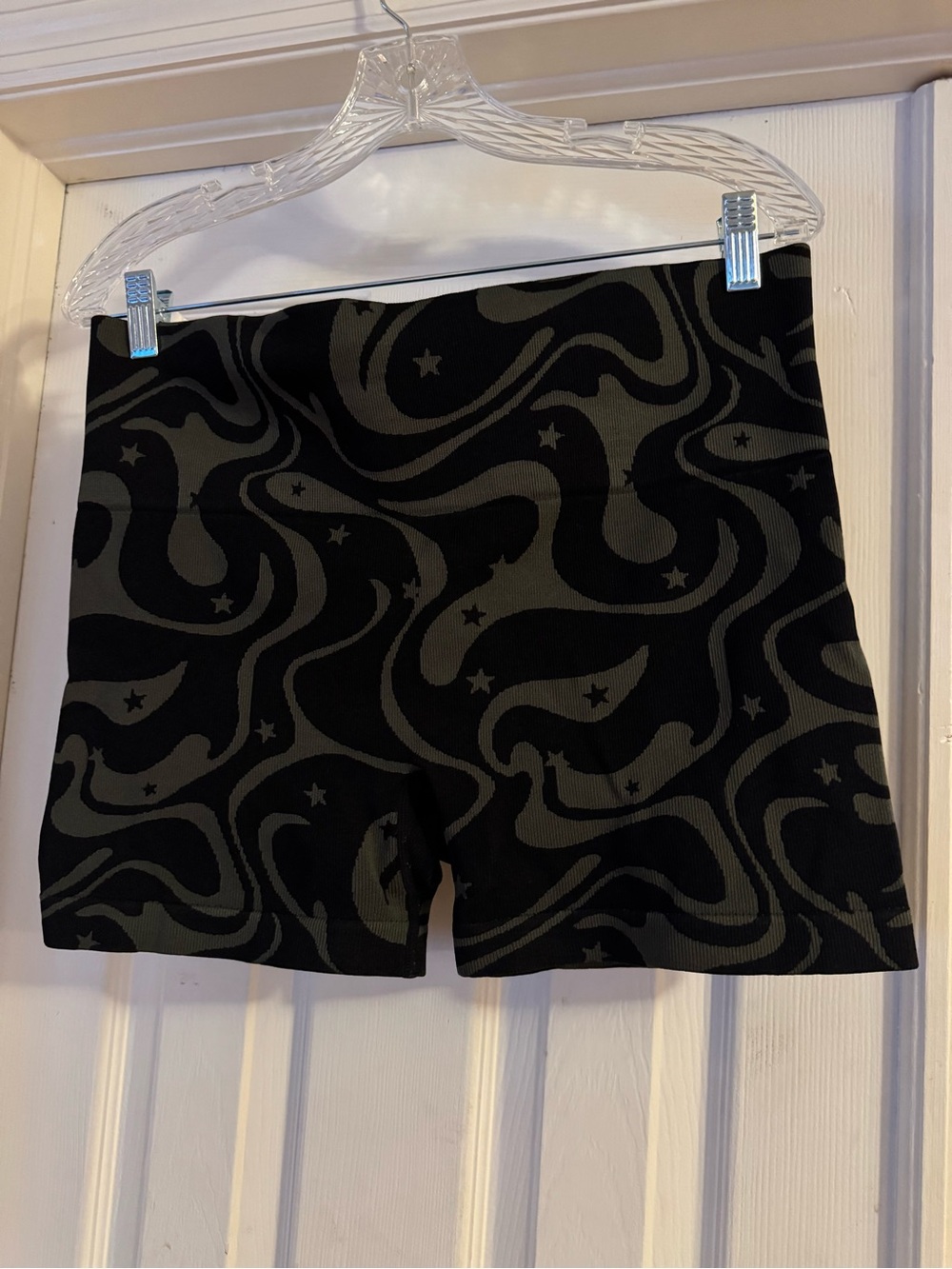 JoyLab Black Swirl & Star Bike Shorts